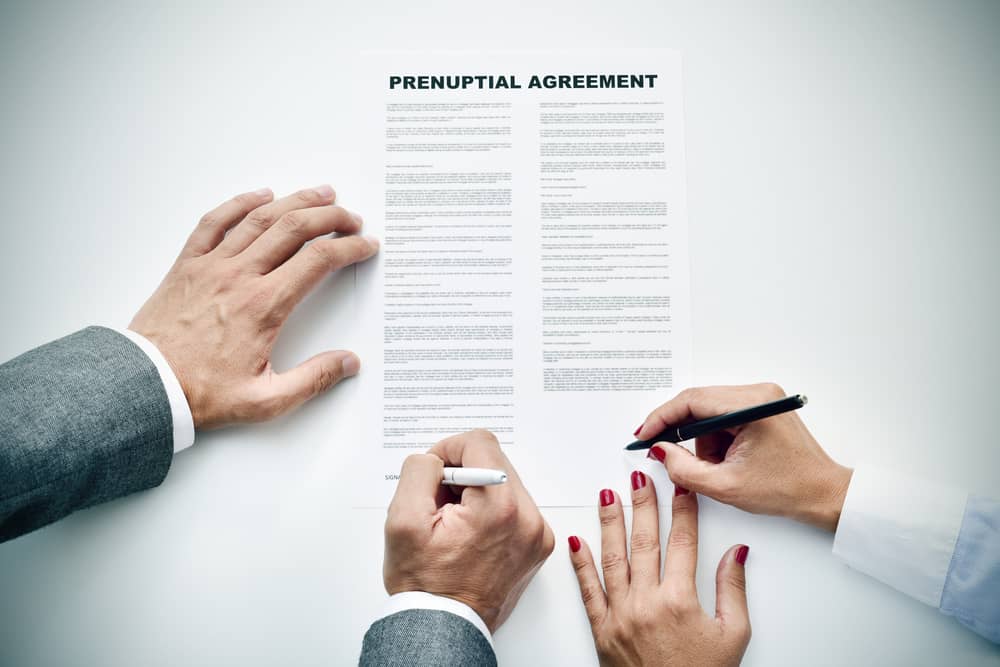 Prenuptial Agreement Between Spouses