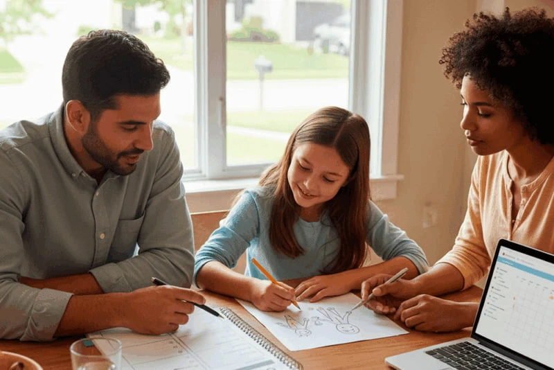 maryland 50-50 child custody co parenting