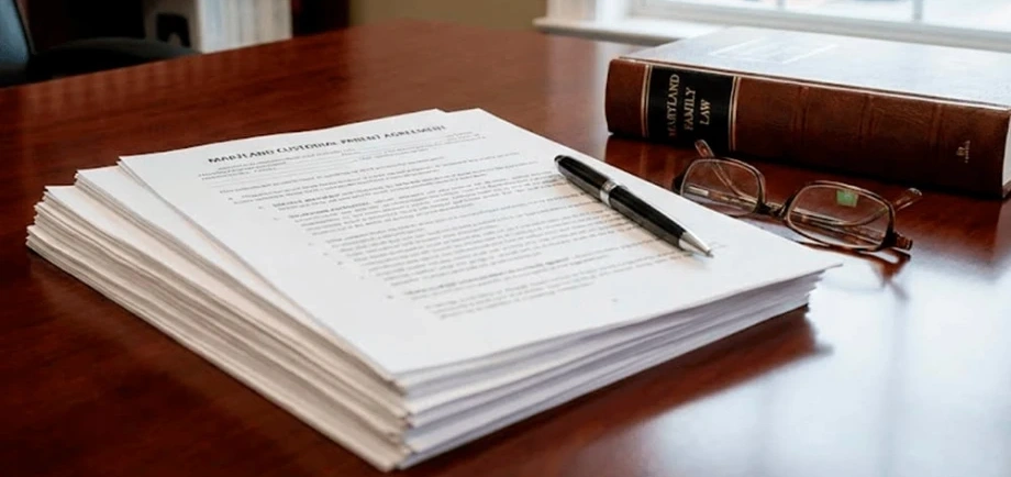 custodial parent definition maryland legal agreement
